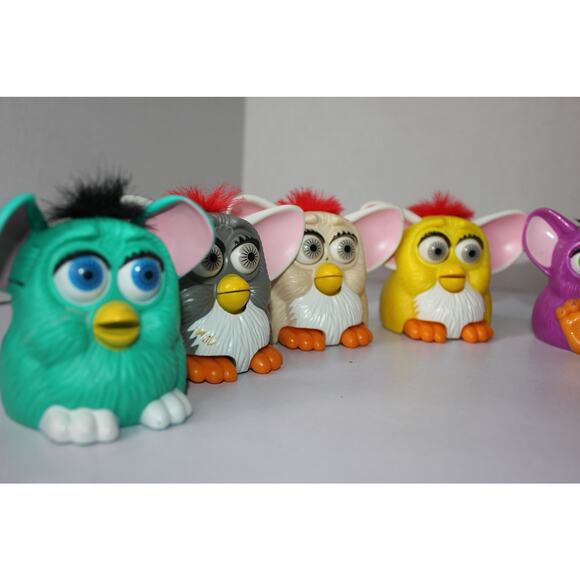 FURBY Figurines McDonald’s Happy Meal Toys 1998 Lot of 10 Vintage (900) - Picture 2 of 4